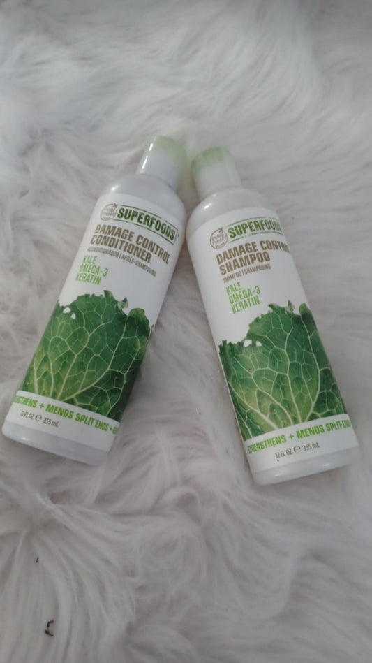 Kale shampoo and conditioner