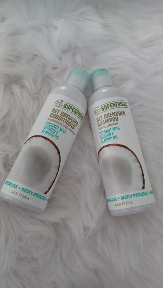 Coconut milk vitamin E almond oil Shampoo and Conditioner